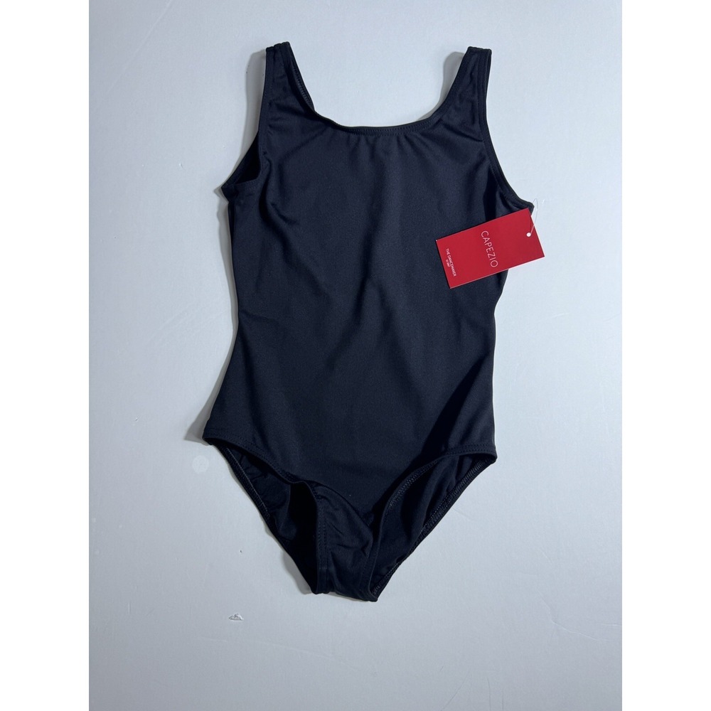 Capezio The Dance‎ maker girls Team Basic Tank Leotard /ballet /gym Black Sz M